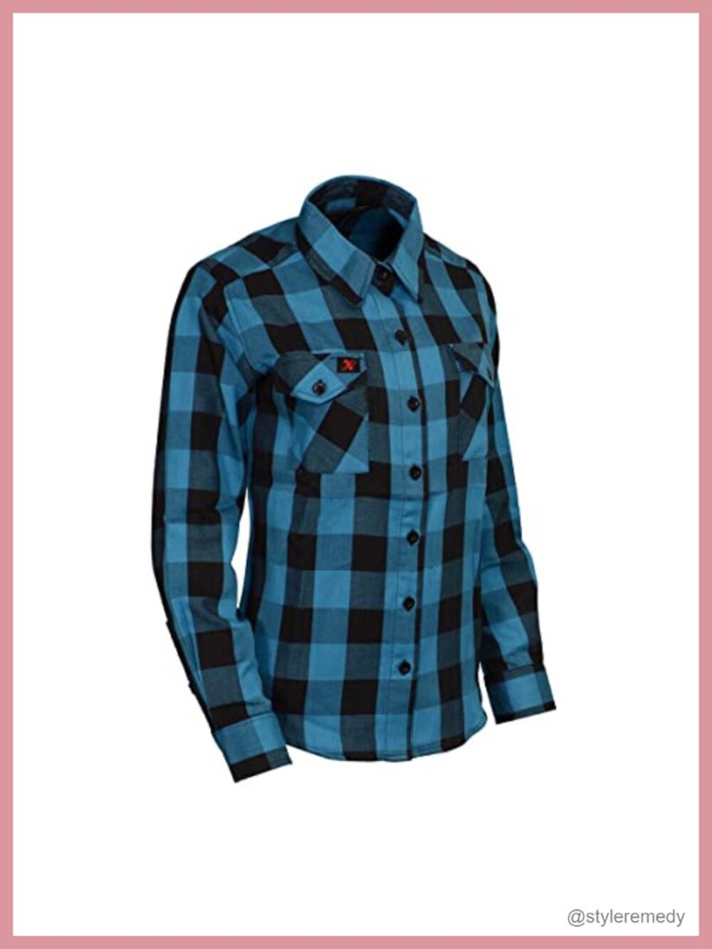 Women's Long Sleeve Cotton Flannel Button Down Shirt
